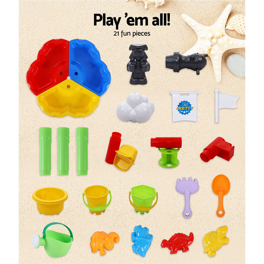Keezi Kids Sand & Water Table Play Set
