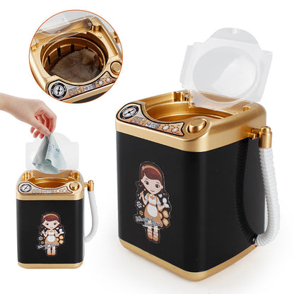 Mini Electric Washing Machine Dryer Play Set Gold