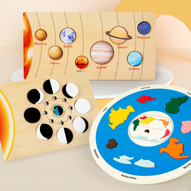 Educational Continents Puzzle