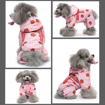 Strawberry Fields Waterproof Raincoat